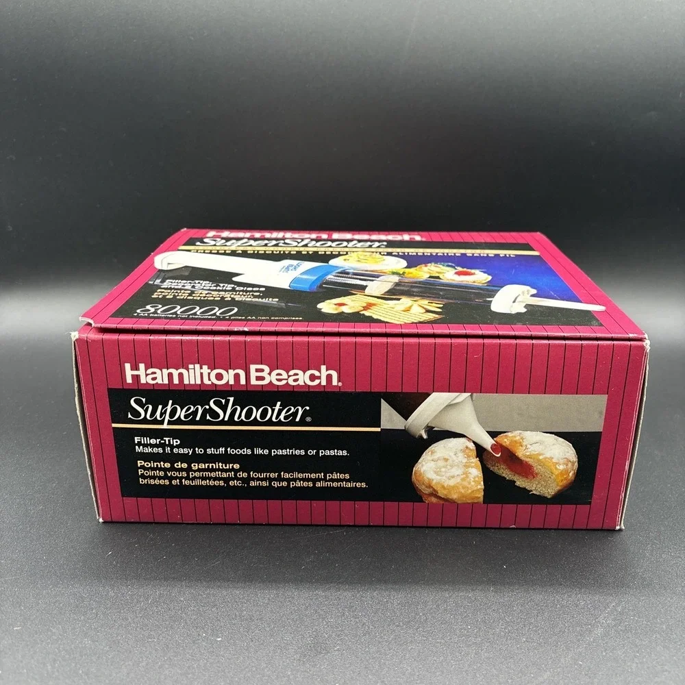 Hamilton Beach The Super Shooter Cordless Cookie Press Food Decorator 80000